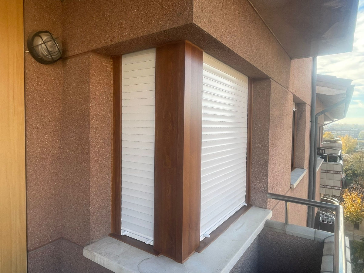 Ventana PVC imitación madera