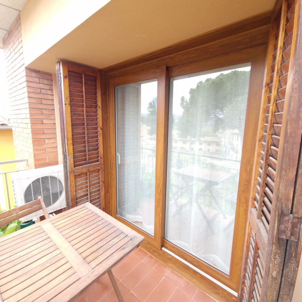 Balconera corredissa PVC bicolor